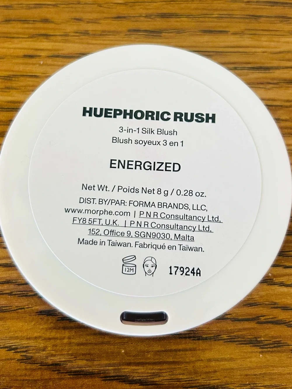 Morphe Huephoric Rush 3-In-1 Silk Blush Energized Shade
